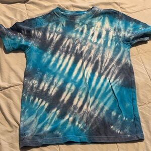 Wonder Nation Blue and White Tie-Dye Tee